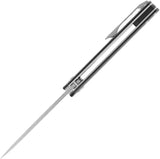 Kansept Knives Foosa Slip Joint Black G10 - 3 Inch 154CM Tanto Blade, Extended Tang, Pocket Clip by Kansept Knives