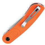 Kansept Knives Reverie Linerlock Orange G10 T2025A3 - 3 Inch 154CM Clip Point Blade, 4 In Closed, Pocket Clip by Kansept Knives