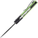 Kansept Knives Reverie Linerlock Green G10 - Balanced 154CM Stainless Blade With Pocket Clip And Nylon Pouch by Kansept Knives