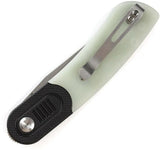 Kansept Knives Reverie Linerlock - 3-Inch 154CM Blade With Black/Jade G10 Handle And Pocket Clip by Kansept Knives