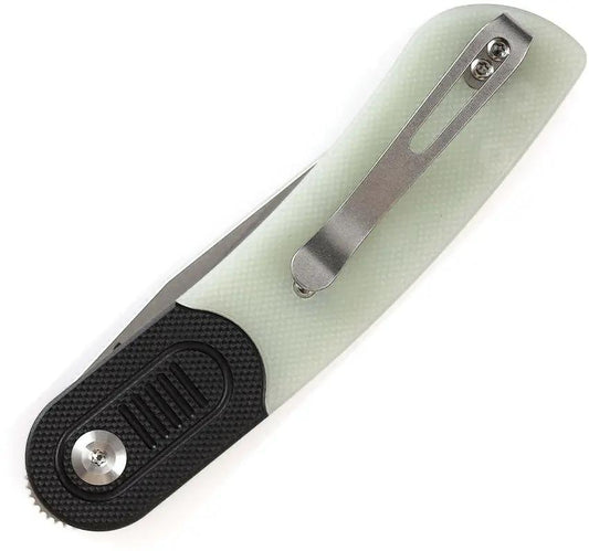 Kansept Knives Reverie Linerlock - 3-Inch 154CM Blade With Black/Jade G10 Handle And Pocket Clip by Kansept Knives