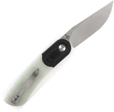 Kansept Knives Reverie Linerlock - 3-Inch 154CM Blade With Black/Jade G10 Handle And Pocket Clip by Kansept Knives