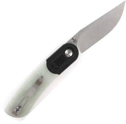 Kansept Knives Reverie Linerlock - 3-Inch 154CM Blade With Black/Jade G10 Handle And Pocket Clip by Kansept Knives