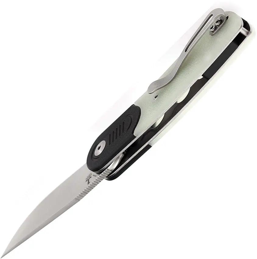 Kansept Knives Reverie Linerlock - 3-Inch 154CM Blade With Black/Jade G10 Handle And Pocket Clip by Kansept Knives