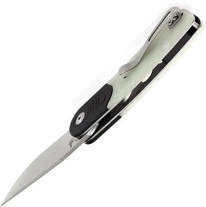 Kansept Knives Reverie Linerlock - 3-Inch 154CM Blade With Black/Jade G10 Handle And Pocket Clip by Kansept Knives