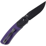 Kansept Knives Reverie Linerlock Purple G10 T2025B5 by Kansept Knives