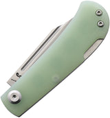 Kansept Knives Wedge Lockback Jade T2026B6 - 2.25 Inch 154CM Clip Point Blade With Jade G10 Handle by Kansept Knives