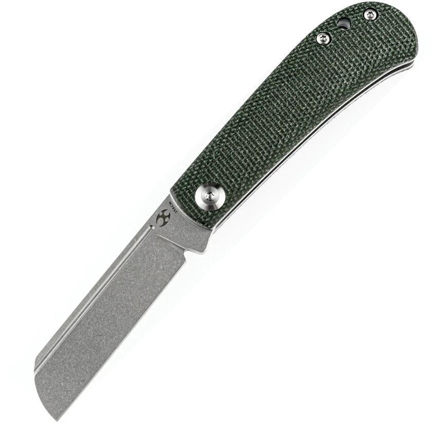 Kansept Knives Bevy Slip Joint Green Micarta T2026F2 by Kansept Knives