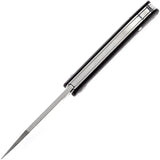 Kansept Knives Bevy Slip Joint Black G10 - 2.25 Inch Stonewashed 154CM Clip Point Blade by Kansept Knives