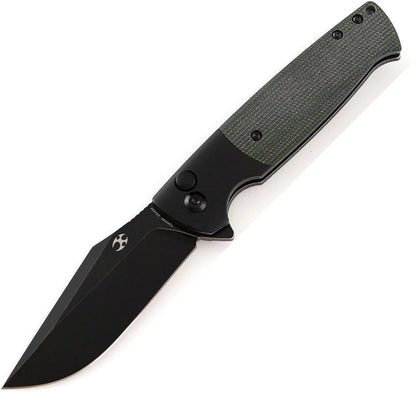 Kansept Knives Shikari SBL Button Lock Grn T2027B3 by Kansept Knives