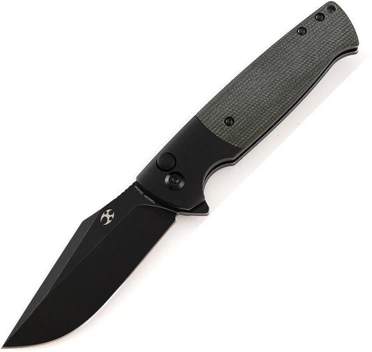 Kansept Knives Shikari SBL Button Lock Grn T2027B3 by Kansept Knives