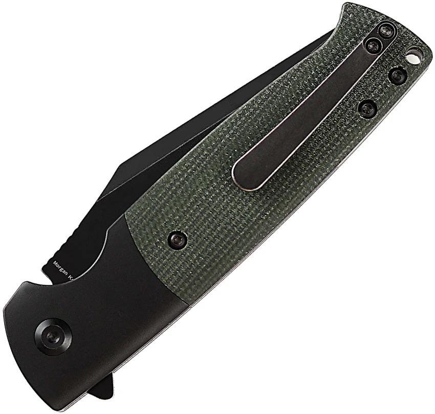 Kansept Knives Shikari SBL Button Lock Grn T2027B3 by Kansept Knives