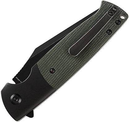 Kansept Knives Shikari SBL Button Lock Grn T2027B3 by Kansept Knives