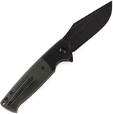 Kansept Knives Shikari SBL Button Lock Grn T2027B3 by Kansept Knives