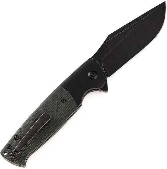 Kansept Knives Shikari SBL Button Lock Grn T2027B3 by Kansept Knives