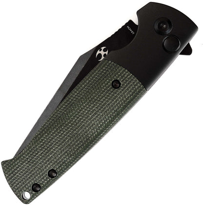 Kansept Knives Shikari SBL Button Lock Grn T2027B3 by Kansept Knives