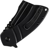 Kansept Knives M Plus Korvid Linerlock Black G10 Knife - 154CM Cleaver Blade, 3.13 Inch Blade, Extended Tang by Kansept Knives