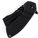 Kansept Knives M Plus Korvid Linerlock Black G10 Knife - 154CM Cleaver Blade, 3.13 Inch Blade, Extended Tang by Kansept Knives