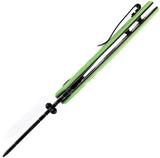 Kansept Knives M+ Korvid - Linerlock Green G10 With 154CM Cleaver Blade And 4.75in Closed by Kansept Knives