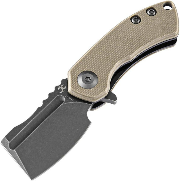 Kansept Knives Mini Korvid Linerlock Tan T3030A2 by Kansept Knives
