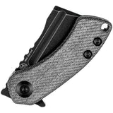Kansept Knives Mini Korvid Linerlock Denim - Compact EDC With 154CM Blade And Denim G10 Handle by Kansept Knives