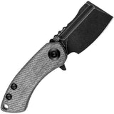 Kansept Knives Mini Korvid Linerlock Denim - Compact EDC With 154CM Blade And Denim G10 Handle by Kansept Knives
