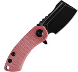 Kansept Knives Mini Korvid Linerlock Red Mic T3030M2 by Kansept Knives