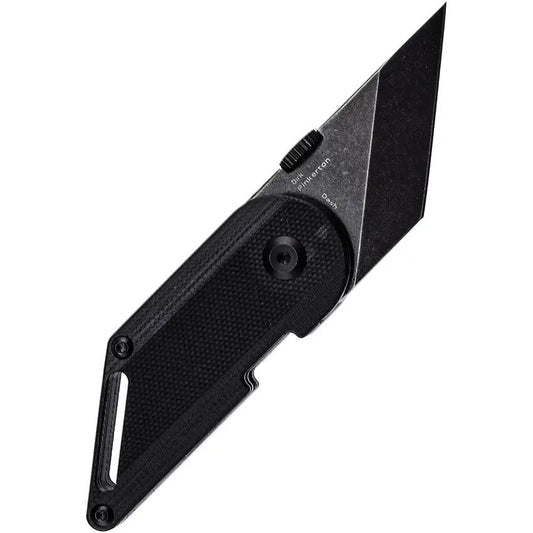 Kansept Knives Pinkerton Dash Linerlock - 2.88 Inch Closed, Black 154CM Tanto Blade, G10 Handle by Kansept Knives