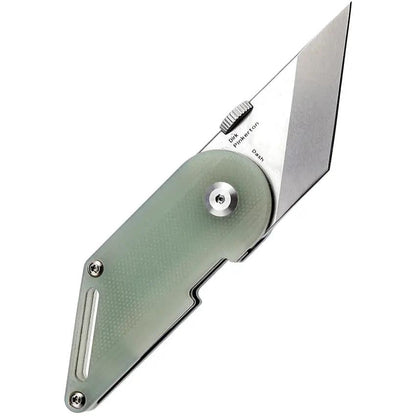 Kansept Knives Pinkerton Dash Linerlock - Jade G10 Handle With 154CM Stainless Tanto Blade by Kansept Knives