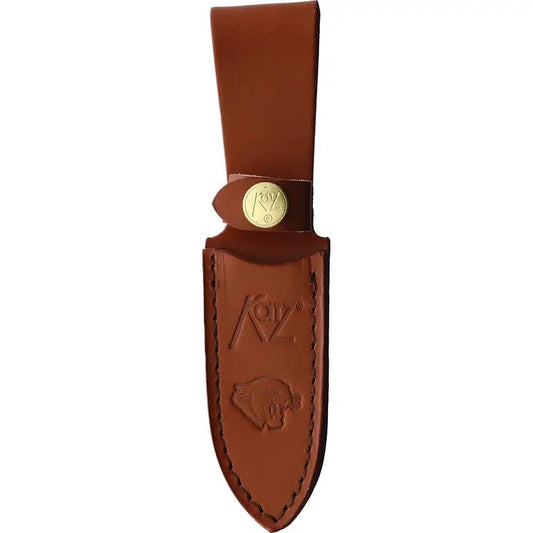Katz Adventure 5 Fixed Blade CW A5-CW - Satin 9Cr18MoV Blade With Cherry Wood Handle by Katz