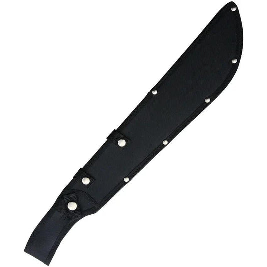 Katz Small Machete MCH SM - 14 Inch Black Stainless Blade With Orange Rubberized Handle And Full Tang by Katz