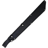Katz Sawtooth Machete MCH TS - Sawback Blade, Full Tang, Black Finish, Tan Rubberized Grip by Katz