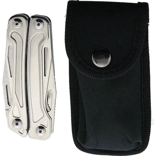 Katz MT-75 Multi Tool - 13-In-1 Stainless Handle Pliers Set With Wire Cutter, Blades, Saw, Can Opener, Bottle Opener by Katz