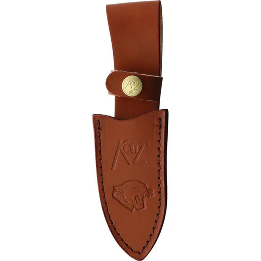 Katz Kagemusha Guthook Stag NFX-ST - Full Tang Stag Handle With Satin 9Cr18MoV Blade And Lanyard Hole by Katz
