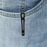 Kubey Coeus Linerlock Ultem KU122T - Ultem Handle With 14C28N Sandvik Steel Blade Black Stonewash by Kubey