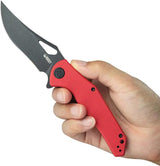 Kubey Phemius Linerlock Red KU149F Red G10 Handle With 14C28N Sandvik Blade And Extended Tang by Kubey