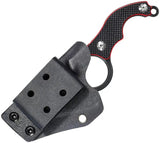 Kubey Hippocam EDC Fixed Blade KU166A - 6.13in Overall, D2 Tool Steel Blade With Stonewash Satin Finish, Full Tang by Kubey