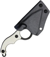 Kubey Hippocam EDC Fixed Blade KU166C - D2 Tool Steel Full Tang With Ivory G10 Handle by Kubey
