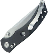 Kubey Hound Crossbar Lock Knife Black KU172A - 4.5 Inch Closed, 3.5 Inch Stonewash 14C28N Blade, Black G10 Handle by Kubey