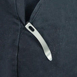 Kubey Hound Crossbar Lock Knife Black KU172A - 4.5 Inch Closed, 3.5 Inch Stonewash 14C28N Blade, Black G10 Handle by Kubey