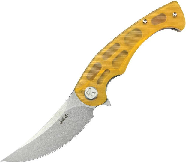 Kubey Scimitar Linerlock Ultem KU173G by Kubey