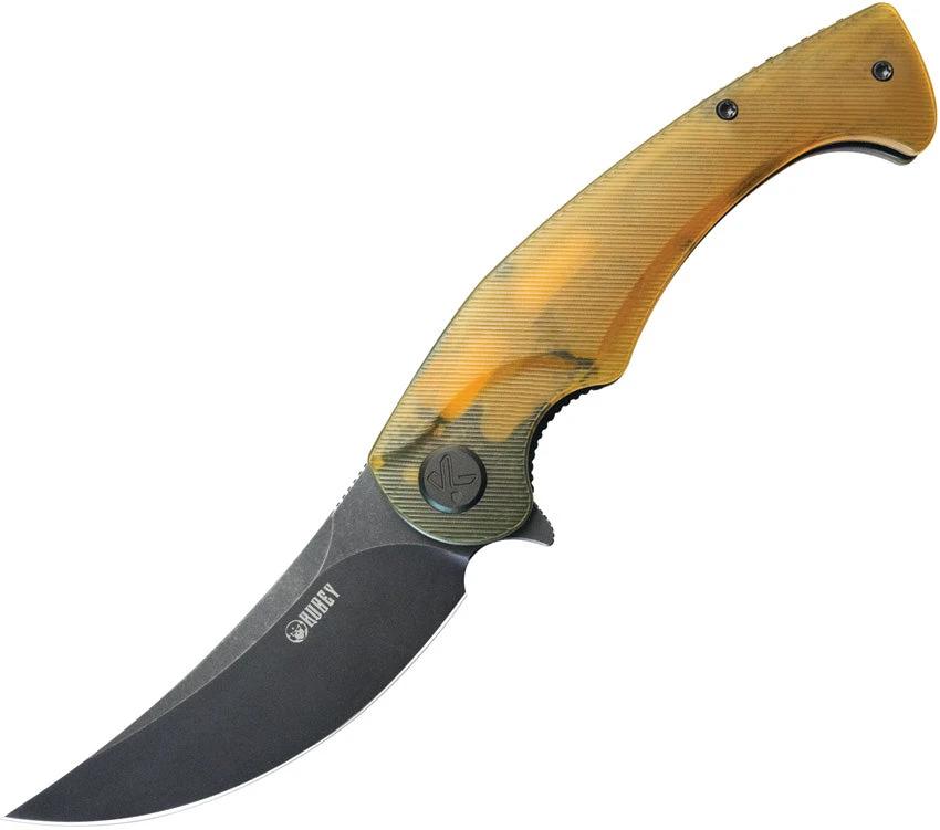 Kubey Scimitar Linerlock Ultem KU173H by Kubey