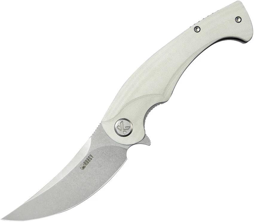 Kubey Scimitar Linerlock White KU173I by Kubey