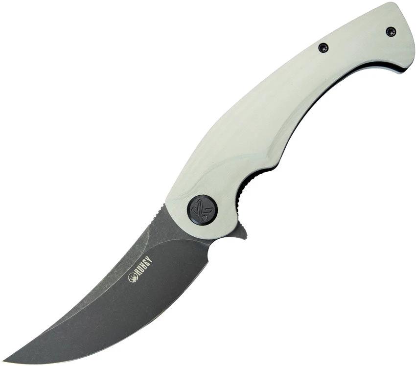 Kubey Scimitar Linerlock White KU173J by Kubey