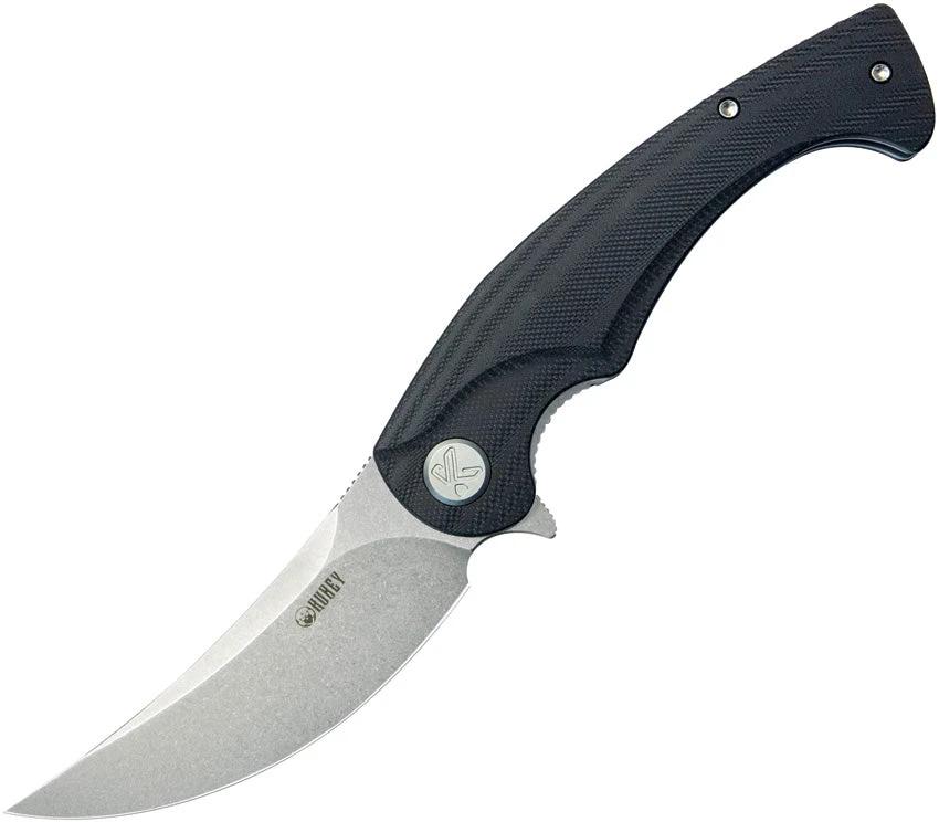 Kubey Scimitar Linerlock Black KU173K by Kubey