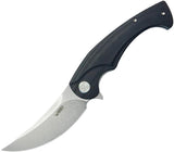 Kubey Scimitar Linerlock Black KU173K by Kubey