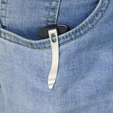 Kubey Scimitar Linerlock Knife - 3.5 Inch 14C28N Sandvik Stainless Blade With Black G10 Handle by Kubey