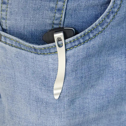 Kubey Scimitar Linerlock Knife - 3.5 Inch 14C28N Sandvik Stainless Blade With Black G10 Handle by Kubey