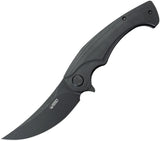 Kubey Scimitar Linerlock Black KU173L by Kubey