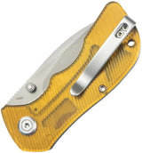 Kubey Karaji Linerlock Spear Ultem KU180H - D2 Tool Steel Drop Point Blade Ultem Handle Pocket Clip by Kubey